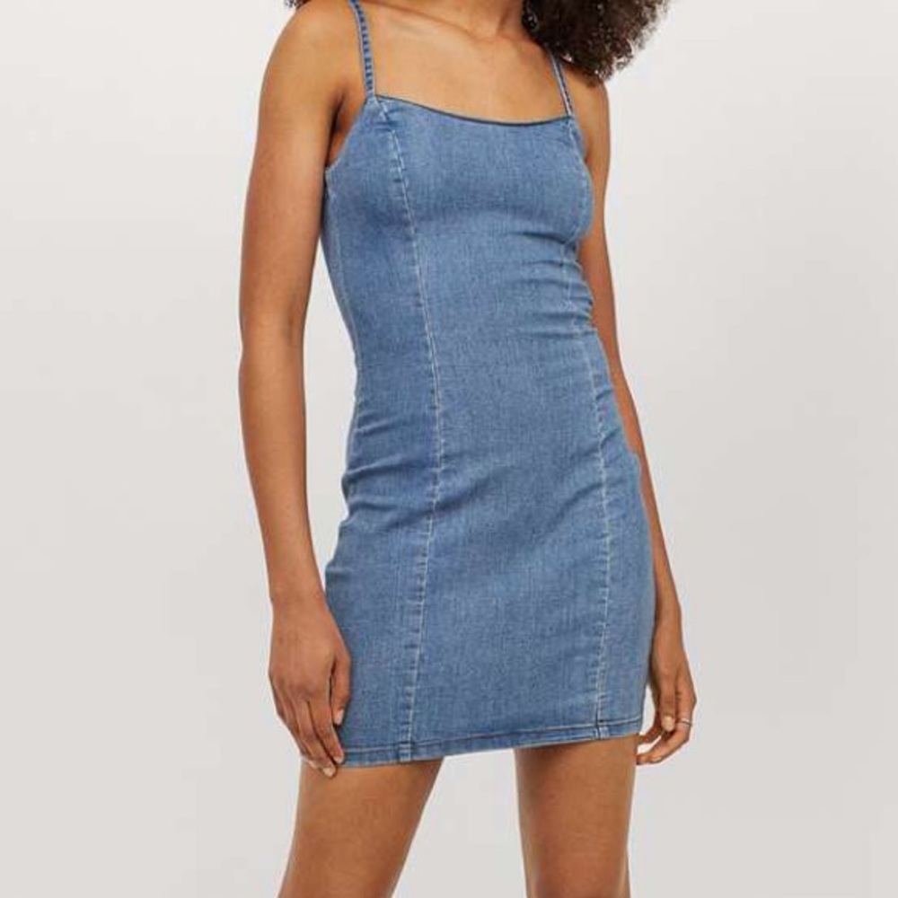 H&M Light Blue Mini Dress